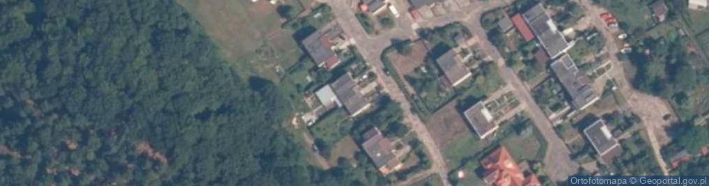 Zdjęcie satelitarne OSP w Opalinie