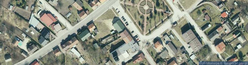 Zdjęcie satelitarne OSP w Opatowcu