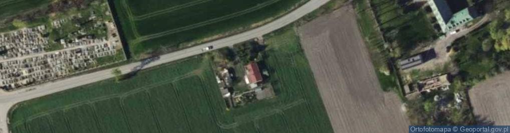 Zdjęcie satelitarne OSP w Oporowie