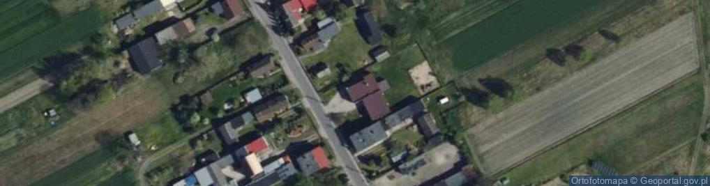 Zdjęcie satelitarne OSP w Orpelowie