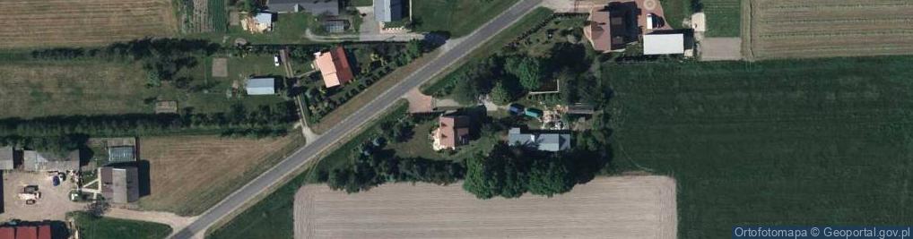 Zdjęcie satelitarne OSP w Osinach