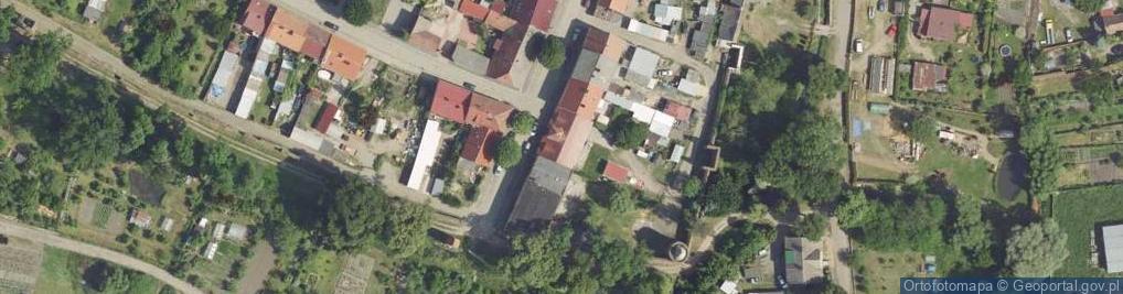 Zdjęcie satelitarne OSP w Ośnie Lubuskim