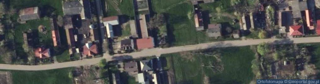 Zdjęcie satelitarne OSP w Ostrowie