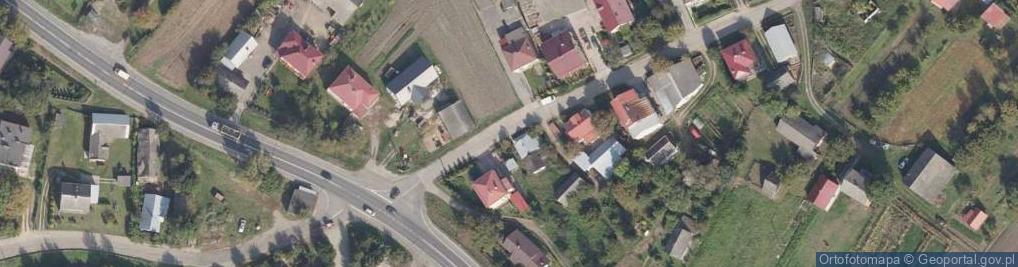Zdjęcie satelitarne OSP w Ostrowie