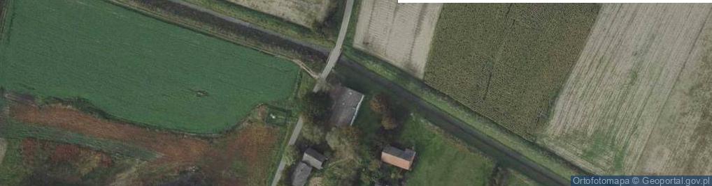 Zdjęcie satelitarne OSP w Ostrowie