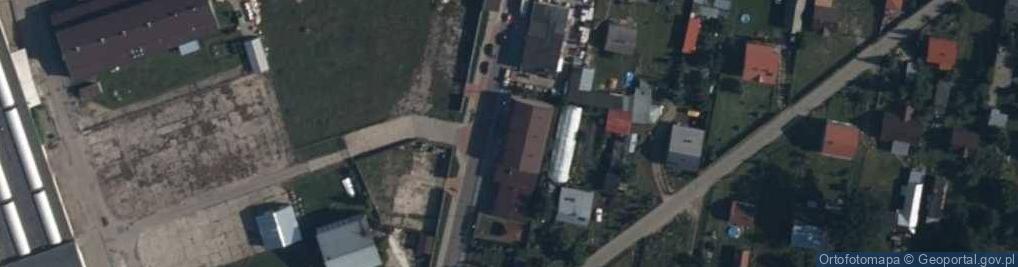 Zdjęcie satelitarne OSP w Ostrówku Węgrowskim