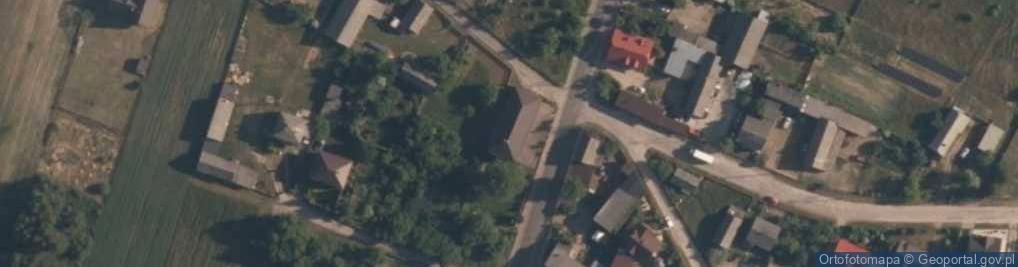 Zdjęcie satelitarne OSP w Ożegowie