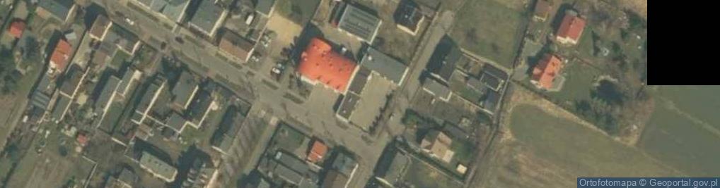Zdjęcie satelitarne OSP w Ozorkowie
