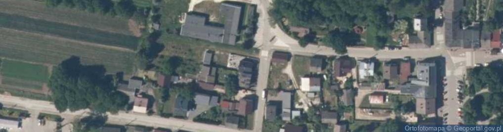 Zdjęcie satelitarne OSP w Pacanowie
