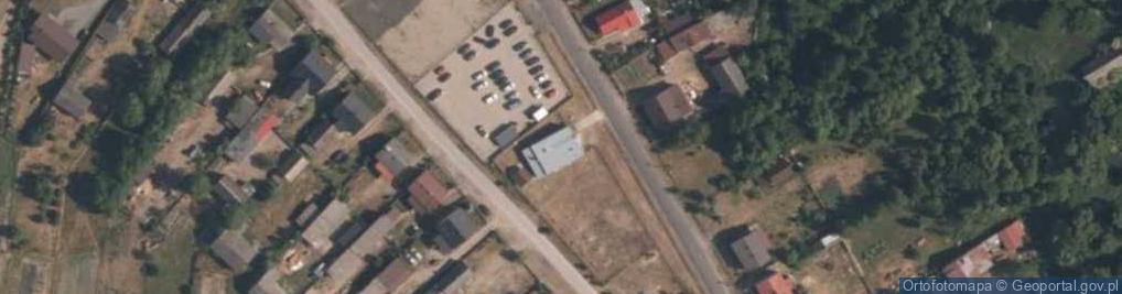 Zdjęcie satelitarne OSP w Parczówku