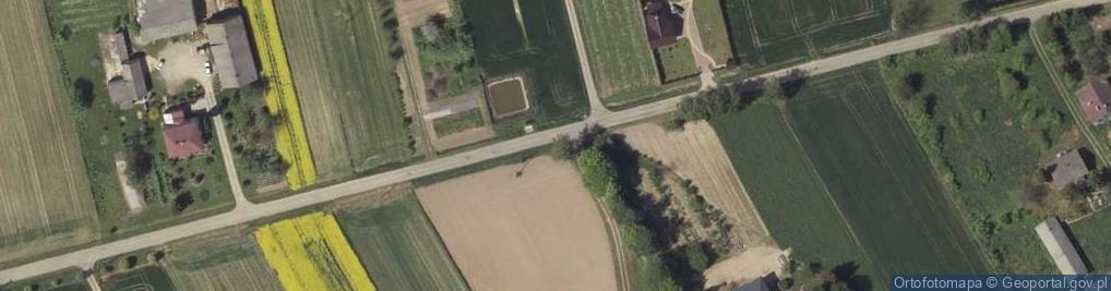 Zdjęcie satelitarne OSP w Pawlinie