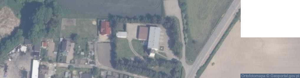 Zdjęcie satelitarne OSP w Pelplinie