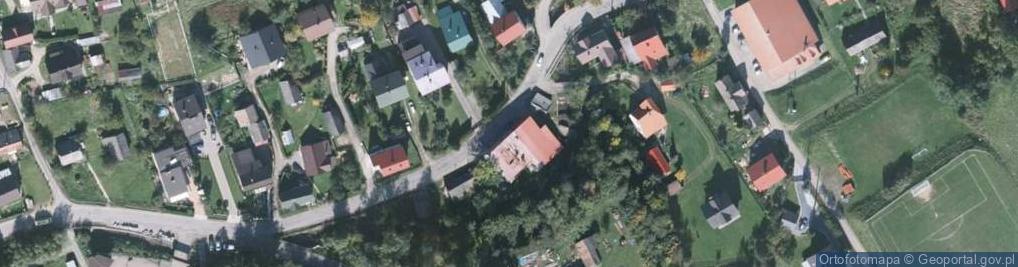 Zdjęcie satelitarne OSP w Pewli Ślemieńskiej