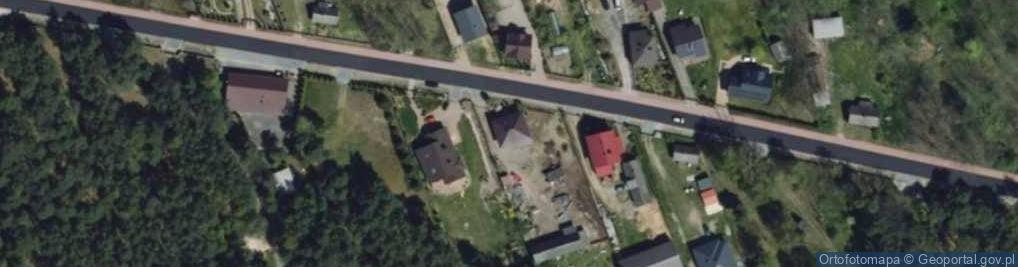 Zdjęcie satelitarne OSP w Piaskach