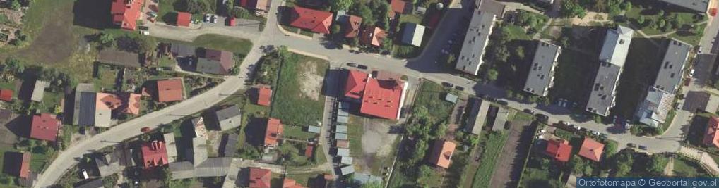 Zdjęcie satelitarne OSP w Piaskach