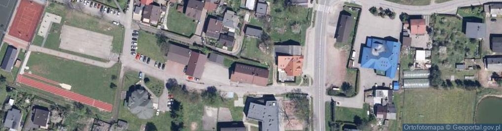 Zdjęcie satelitarne OSP w Piasku