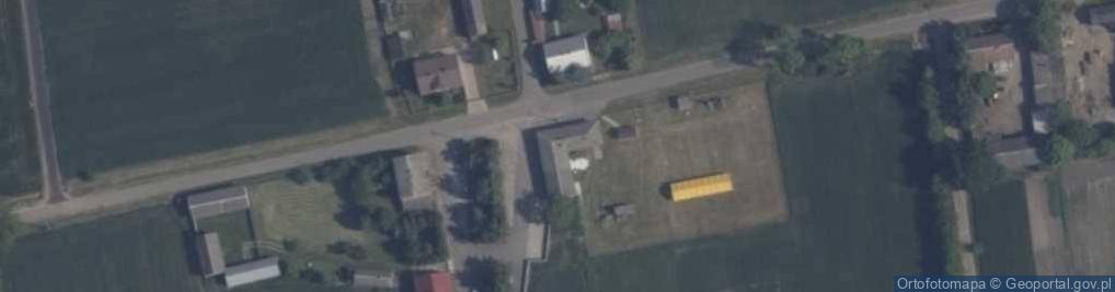 Zdjęcie satelitarne OSP w Pieczewie