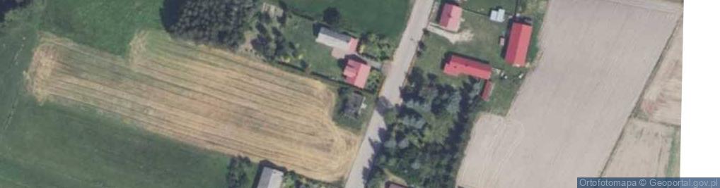 Zdjęcie satelitarne OSP w Piegłowie Wsi