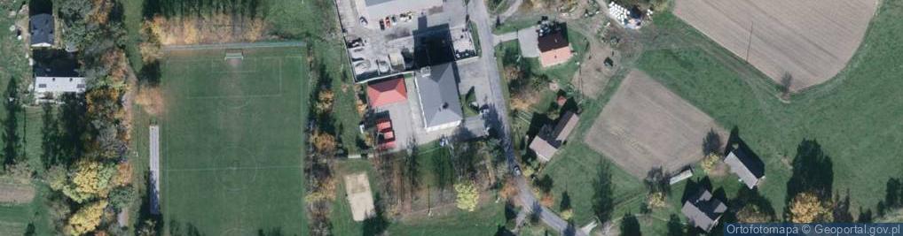 Zdjęcie satelitarne OSP w Pierśćcu