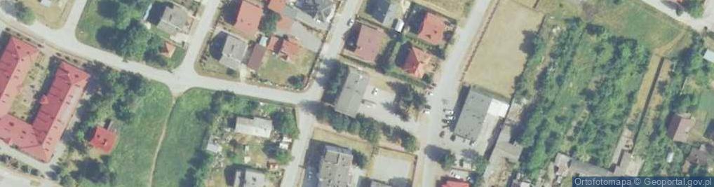 Zdjęcie satelitarne OSP w Pierzchnicy