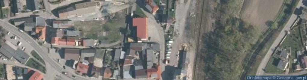 Zdjęcie satelitarne OSP w Pietrowicach Wielkich Gmina Pietrowice