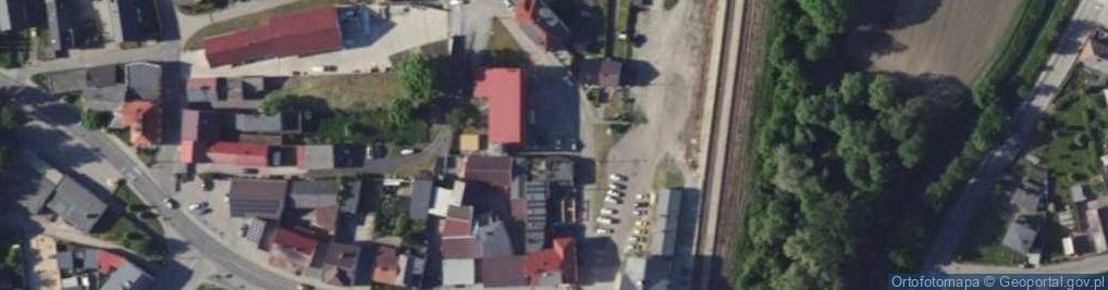 Zdjęcie satelitarne OSP w Pietrowicach Wielkich Gmina Pietrowice