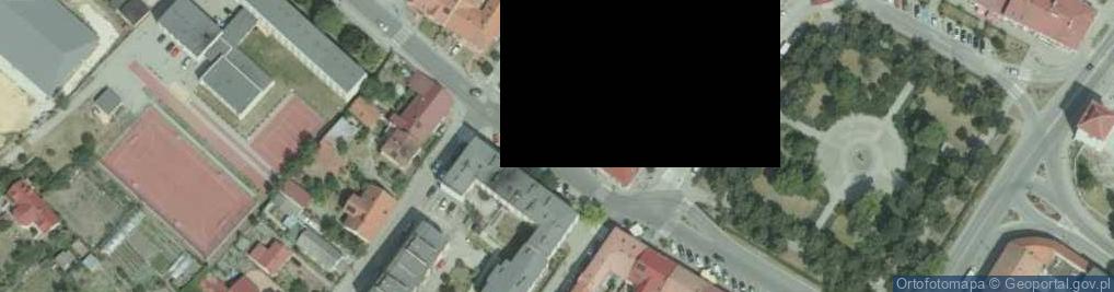 Zdjęcie satelitarne OSP w Pińczowie