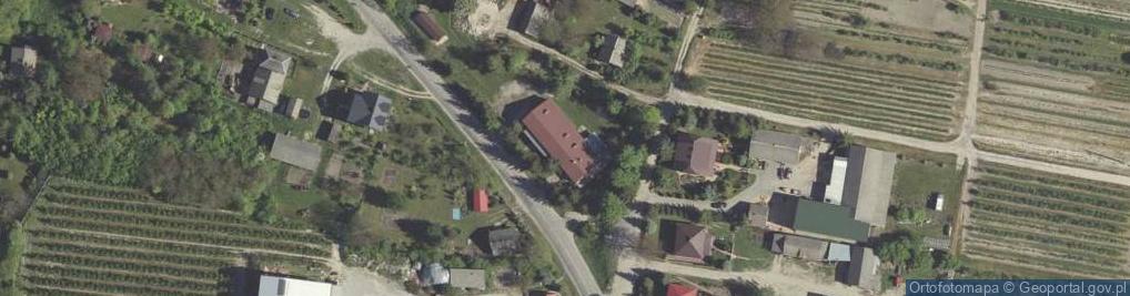 Zdjęcie satelitarne OSP w Piotrawinie