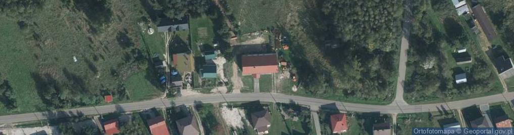 Zdjęcie satelitarne OSP w Pisklakach