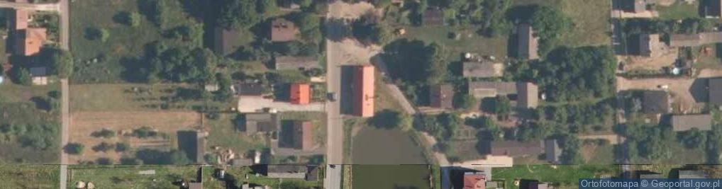 Zdjęcie satelitarne OSP w Płoszowie