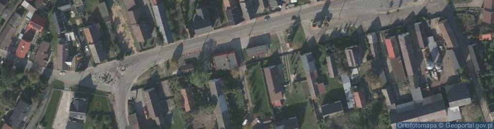 Zdjęcie satelitarne OSP w Poborszowie