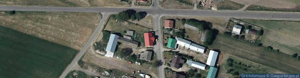 Zdjęcie satelitarne OSP w Podosiu