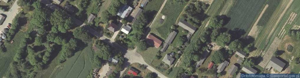 Zdjęcie satelitarne OSP w Podstarym Zamościu