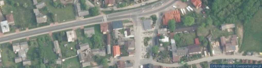 Zdjęcie satelitarne OSP w Podzamczu