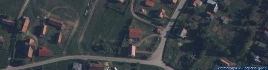 Zdjęcie satelitarne OSP w Pogobiu Średnim