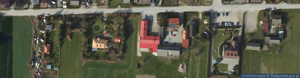 Zdjęcie satelitarne OSP w Poliku