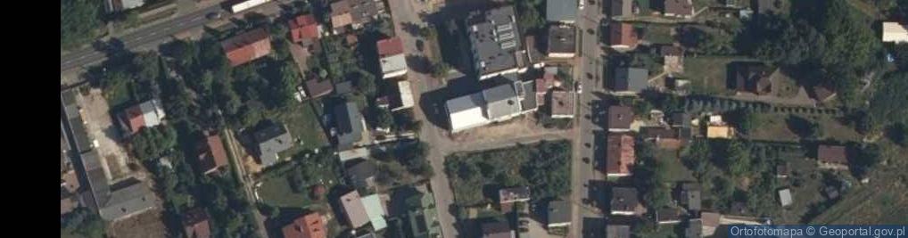 Zdjęcie satelitarne OSP w Pomiechówku