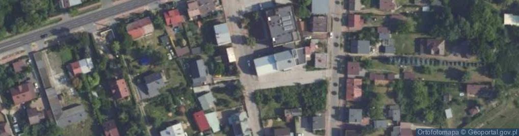 Zdjęcie satelitarne OSP w Pomiechówku