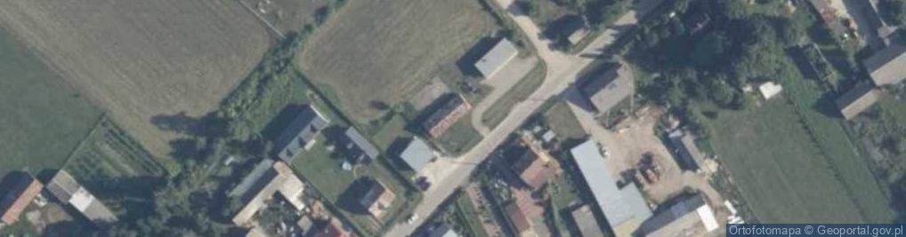 Zdjęcie satelitarne OSP w Popielowie