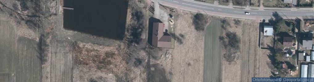 Zdjęcie satelitarne OSP w Porębach Nowych