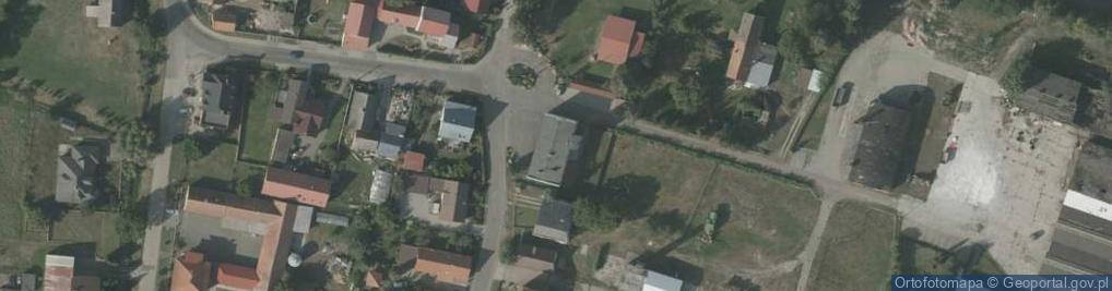 Zdjęcie satelitarne OSP w Prusinowicach