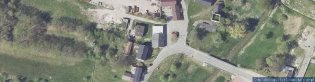 Zdjęcie satelitarne OSP w Przechodzie