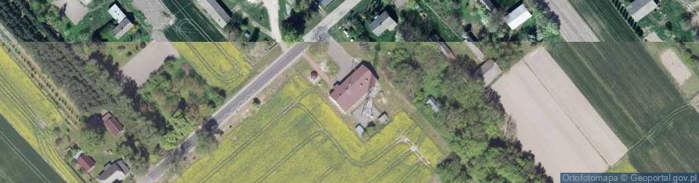 Zdjęcie satelitarne OSP w Przegalinach Dużych