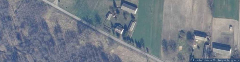 Zdjęcie satelitarne OSP w Przyłęku