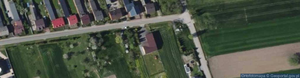 Zdjęcie satelitarne OSP w Psarach Starych