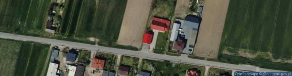 Zdjęcie satelitarne OSP w Puczniewie
