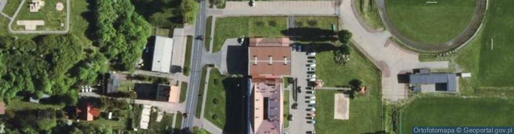 Zdjęcie satelitarne OSP w Pułtusku