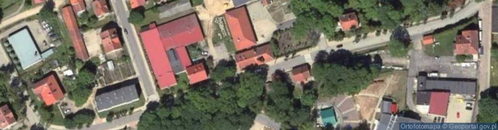 Zdjęcie satelitarne OSP w Reszlu
