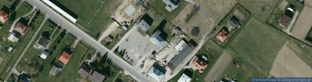 Zdjęcie satelitarne OSP w Rogach