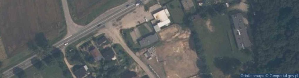 Zdjęcie satelitarne OSP w Rokocinie